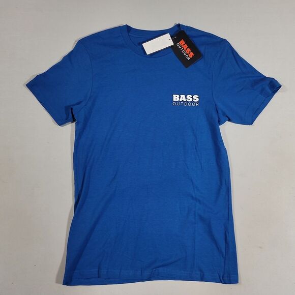 Bass Outdoor‎ Mesa Path T-Shirt Mens Small Blue - Picture 5 of 6